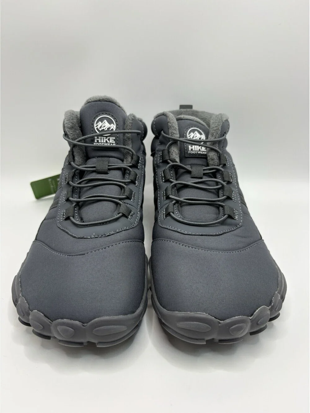 Hike Womens Winter Snow Boots Size 37 Gray Faux Fur Lined Trail Boots US 6.5 NWT
